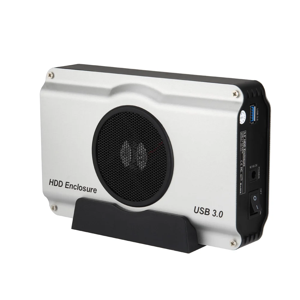 

Aluminum Casing 5 Gbps Super Speed USB 3.0 to SATA 3.5 inch HDD Enclosure Box Case 8 SL@88