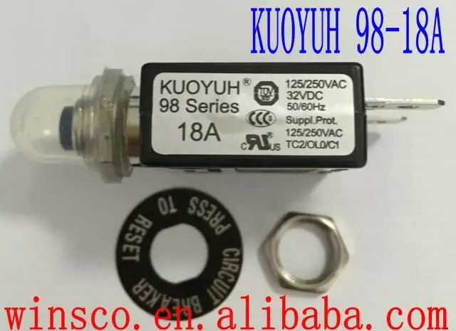 98-18A водонепроницаемый колпачок 100% новый автоматический выключатель KUOYUH 98 СЕРИЯ