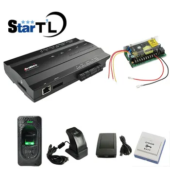

ZK inbio160 rfid access control fingerprint rfid access control+12V5A battery function power+FR1200+exit button +zk4500