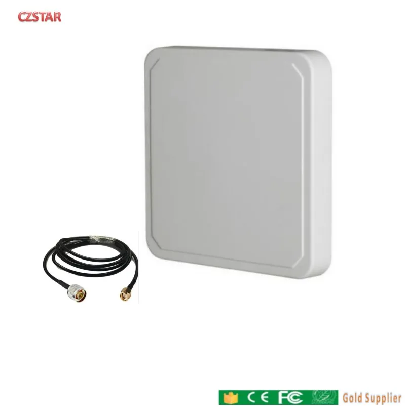 

1-15meters range uhf rfid antenna IP67 circular Polarization waterproof UHF reader antenna 9dBi gain for sports timing system