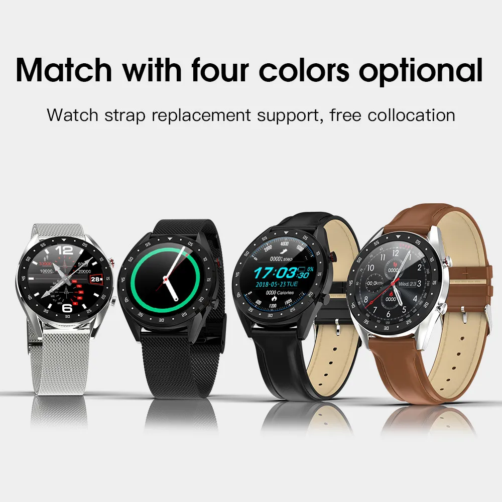 JQAIQ Smart Watch Waterproof Heart Rate Blood Pressure Monitoring Smart Fitness Tracker Watch ECG+PPG HRV Report Smartwatch