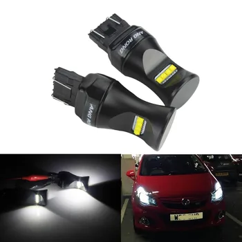 

ANGRONG W21W W21/5W T20 40W LED White Bulb DRL Turn Signal Side Light W3x16d W3x16q