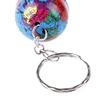 2Pcs Newest Globe Keychain Handmade World Map Planet Earth Geography Key Chain Glass Dome Keychains ► Photo 2/6