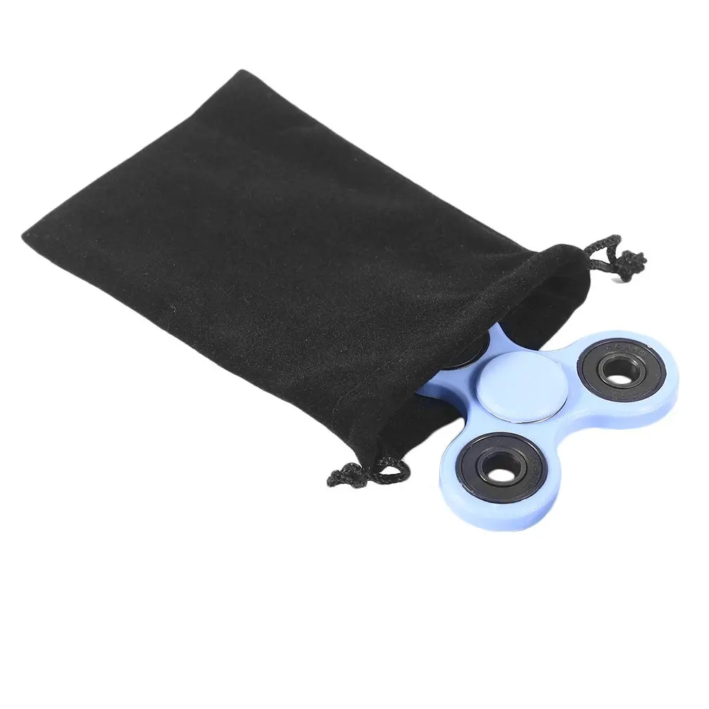 

Black Universal Fingertip Spinner Toys Storage Bag Package Bags Pocket Bag Simple Design Hand Spinner Storage Bags Clearance