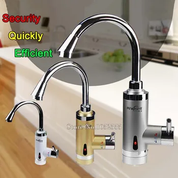 

High Quality 220V 360 Degree Rotation Electric Heater Faucet Kitchen Faucet Fast Heater Instant Water Tap Heater Faucet CP17