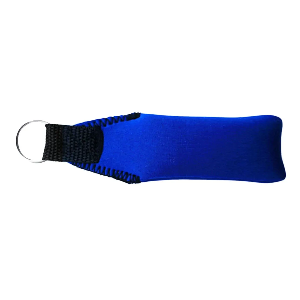 Rectangle Neoprene Floating Keyring with 316 Stainless Steel Split Ring For Boating Yachting Sailing Fishing Swimming Rowing
