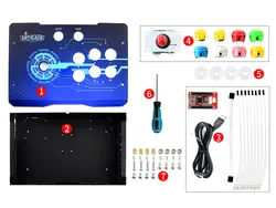Waveshare Arcade-D-1P USB аркадный блок управления для Raspberry Pi/PC/notebook/OTG Android Phone/Tablet/Smart tv 1 плеер