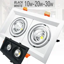 1Pcs 10W 20W 30W 110V-220V LED DIMMABLE Ceiling Downlight Recessed LED Wall lamp Spot light With LED Driver For Home Lighting 1pcs 10w 20w 30w 110v 220v led dimmable ceiling downlight recessed led wall lamp spot light with led driver for home lighting