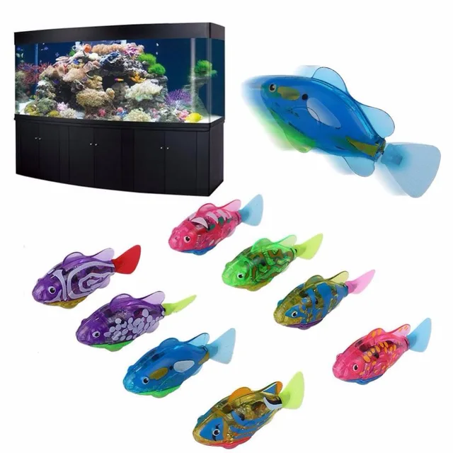 Electronic Fish Tank Aquarium Decor Activated Swimming Boys Bath Pet