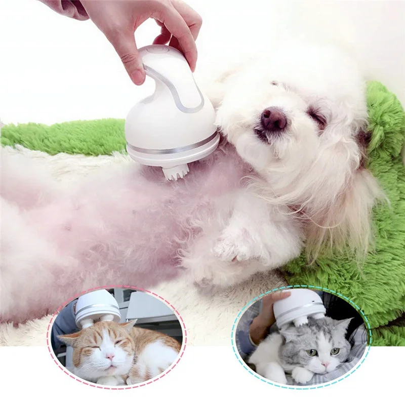 Pet Intelligent Charging Cat Massager 3D Head Massager Cats Automatic Rotate Waterproof Electric Grooming Tools Pets Supplies 35 Pet Intelligent Charging Cat Massager 3D Head Massager Cats Automatic Rotate Waterproof Electric Grooming Tools Pets Supplies 35