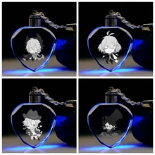 SERVAMP в форме сердца аниме светодиодный брелок Рисунок брелок кристалл игрушка брелок Светильник брелок унисекс подарки Новинка