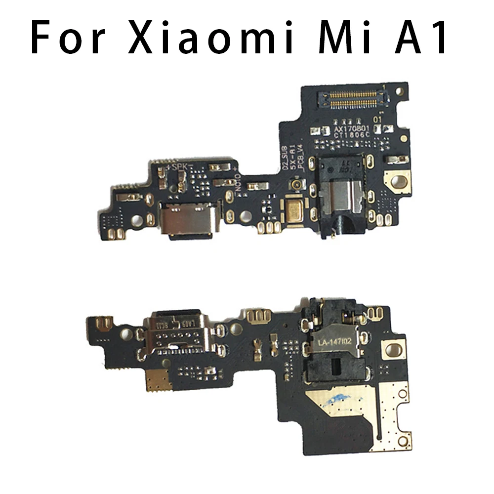

for Xiaomi Mi A1 USB Charger Port Flex Cable Charging Dock Connector PCB Board Ribbon Flex Cable + Headphone Jack Audio Mi 5X