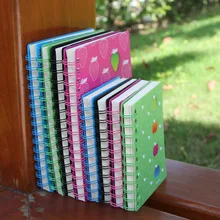 Perfect Gift Cute spiral notebook paper A6 A5 120 sheets Diary Notebook Notepad day planner Office School Supplies Wholesale