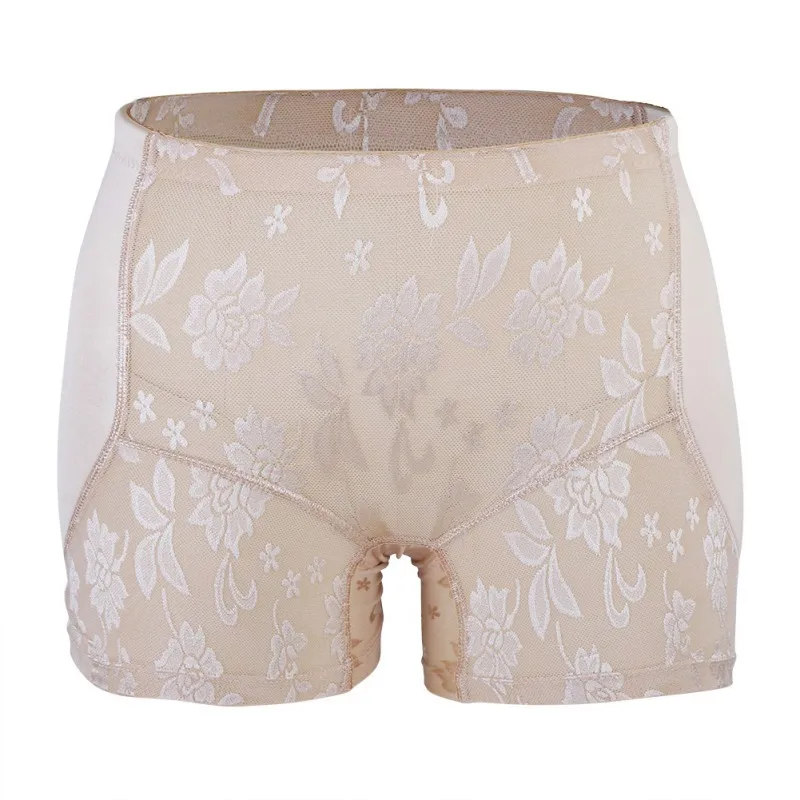 SILVERCELL Women Ass Padded Panties Underwear Breathable Floral Lace Patchwork Sexy Ultra Slim