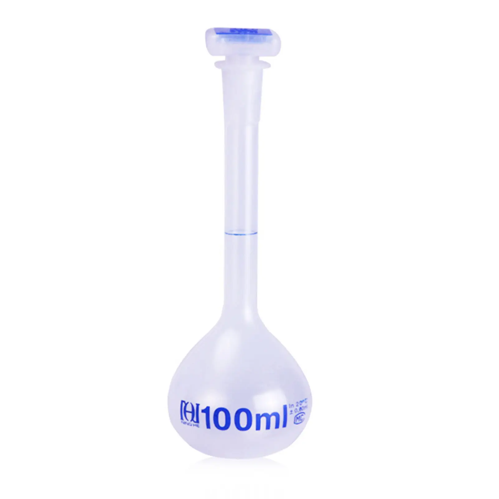 100mL Polypropylene Volumetric Flask With Stop,PP Plastic Bottlein