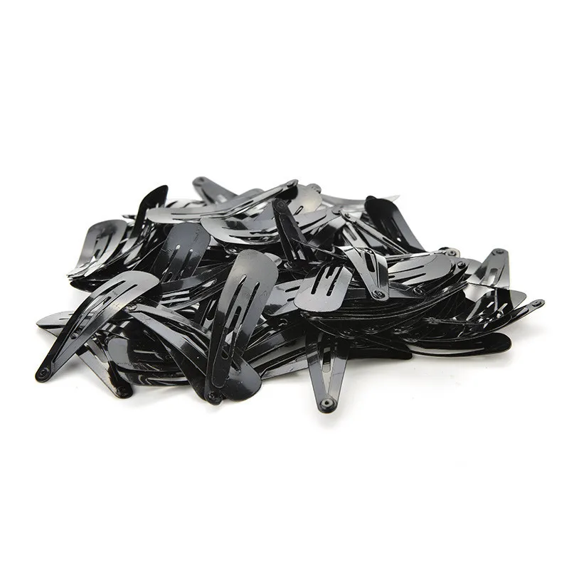 Струйные 100 шт. черные заколки для волос невидимые Инструменты для укладки волос женские 5 см металлические заколки для волос для женщин и девушек