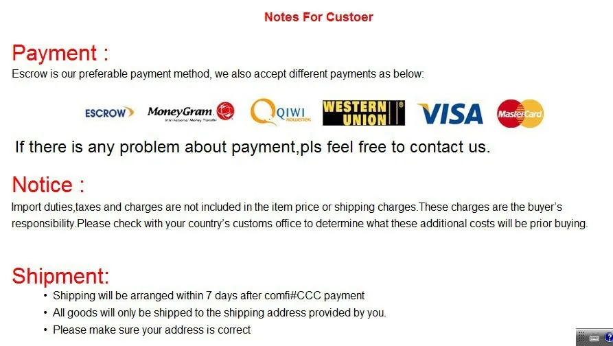 payment