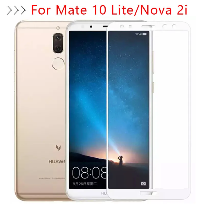 Защитное стекло для Huawei Mate 10 Lite закаленное Nova 2i 2 i Защитная пленка экрана на Huawey