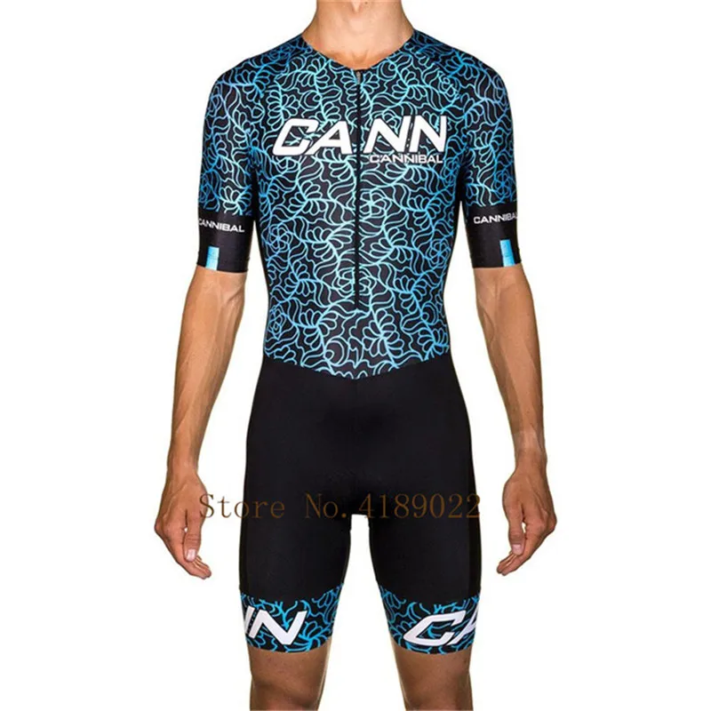 summer triathlon skinsuits CANNIBAL men swimwear bicycle sports jumpsuit tights maillot ciclismo custom cycling kit bike suit