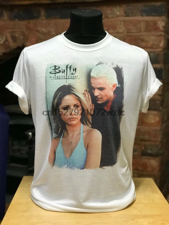 

Buffy the Vampire Slayer Buffy & Spike T-Shirt. Men's Women's All sizes. custom