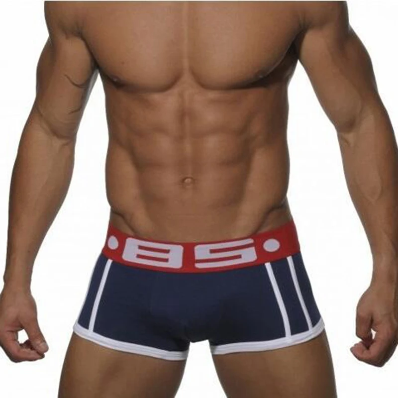 

BSHETR Underwear Brand Classic Mens Boxer Cotton Sexy Men Underwear Male Panties Shorts Big U Convex Pouch Design Support