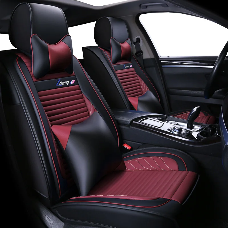

Luxury PU Leather Universal auto seat cover for Audi all models a3 a8 a4 b7 b8 b9 q7 q5 a6 c7 a5 q3 car styling car accessories