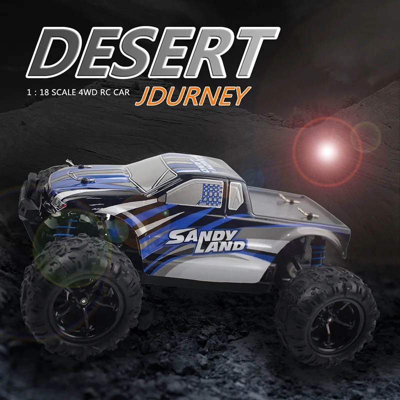 

1/18 2.4GHz High Speed Radio Remote Control RC Terrain Car Desert Truck Toy