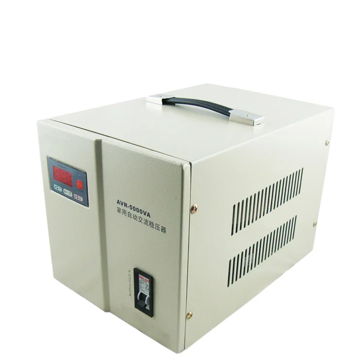 

New voltage stabilizer AVR-5000W 5KW automatic household AC regulator / TV PC Refrigerator voltage regulator