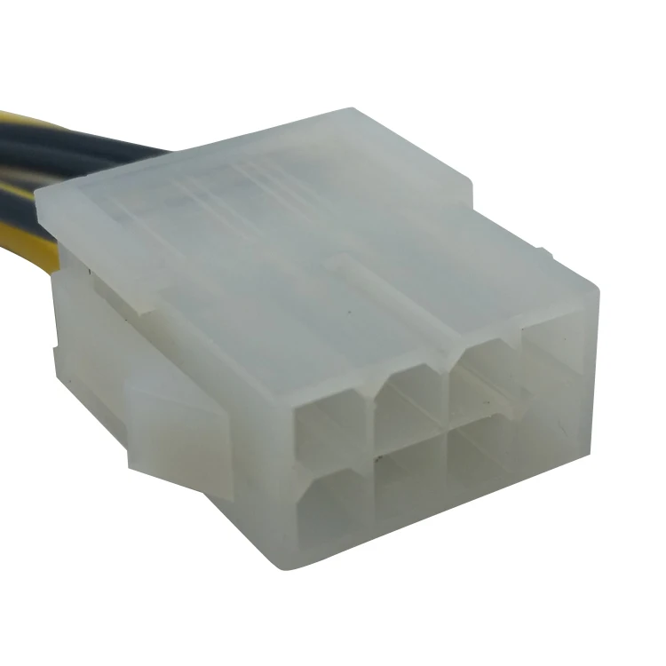 Cabo Extensor de Alimentação 100 Pol. Cabo de Extensão Pinos Atx 12v Cpu Eps p4 Pinos 18cm Cabos de computador e conectores - Imagem 3