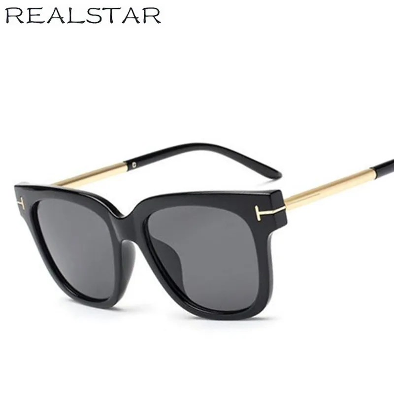 Realstar Brand Sunglasses Men Square Designer Sun Glasses Retro Women