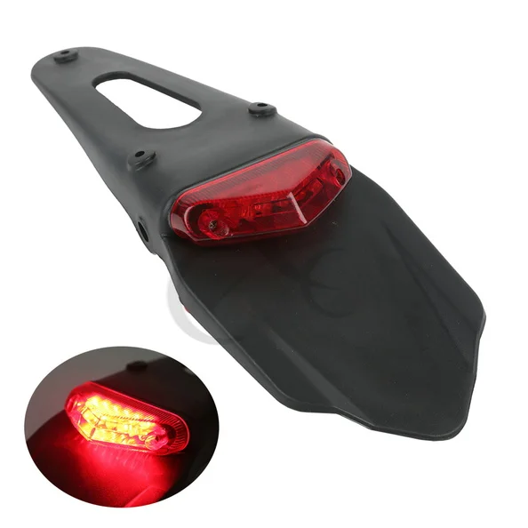 Buy Motorcycle LED Lamp Stop Rear Tail Light For Universal Enduro Trials Trail