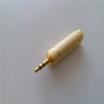 

12pcs Gold-plated stereo 3.5 revolution 6.35 female small turn up conversion head turn 6.5 3.5 3.5 conversion head adapter