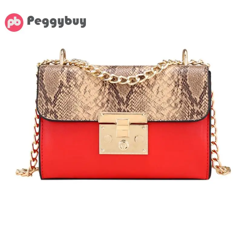 

2018 Women Snake Crossbody Bag PU Leather Fashion Summer Shoulder Messenger Bag Handbags Female Shoulder Bags Lady leopard Totes