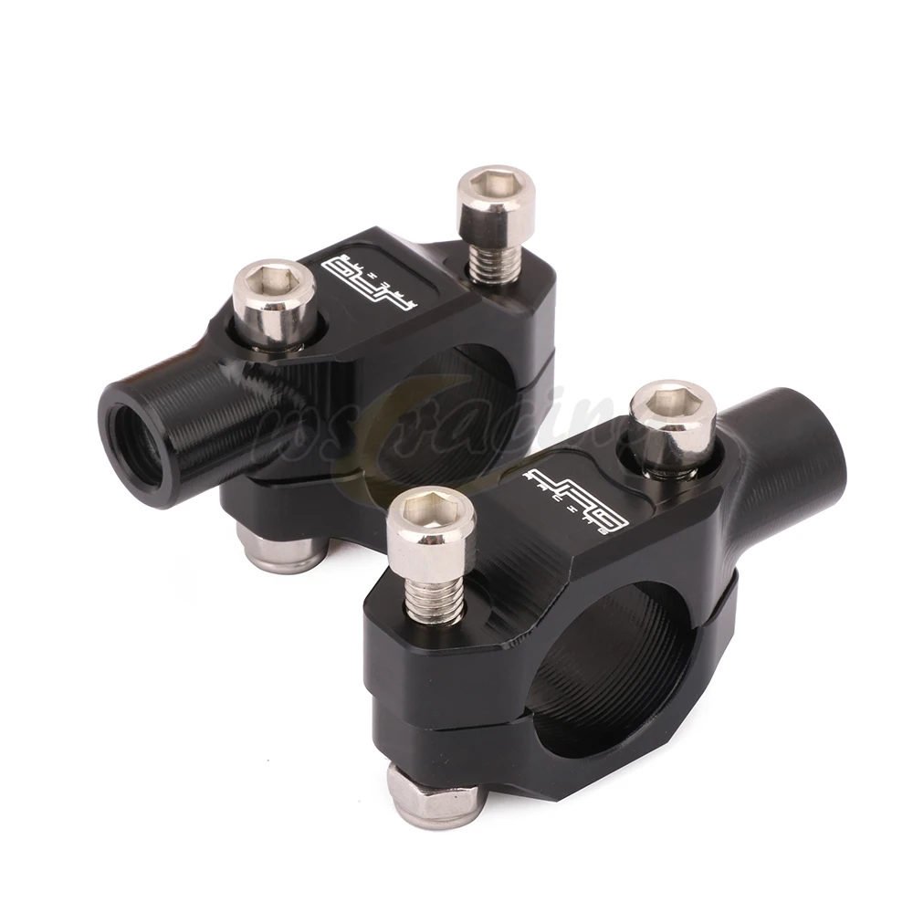 Motorcycle 7/8&quot 22MM M8 M10 Rotating Bar Clamp Rear View Mirror Mount Housing For KTM EXC SX SXF XCF CRF KLX KXF YZF WRF RMZ DRZ |