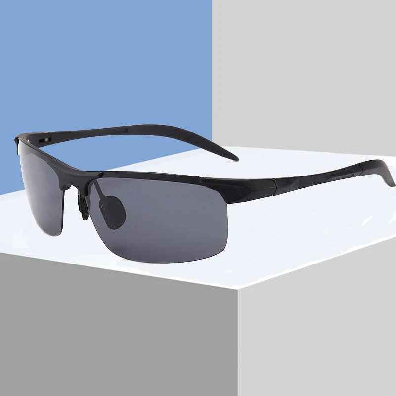 Мужские AL-MG TAC авиаторы поляризационные солнцезащитные очки для вождения, HD очки для мужчин очки, солнцезащитные очки Óculos de sol аксессуары A019