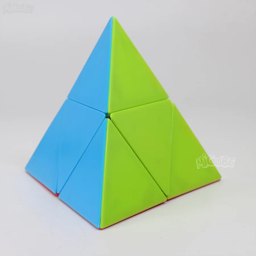 Fanxin Пирамида 2x2 Stickerless FANXINpyraminx Qiyi 2x2x2 Magic куб головоломка на скорость Развивающие игрушки для детей Cubo Magico