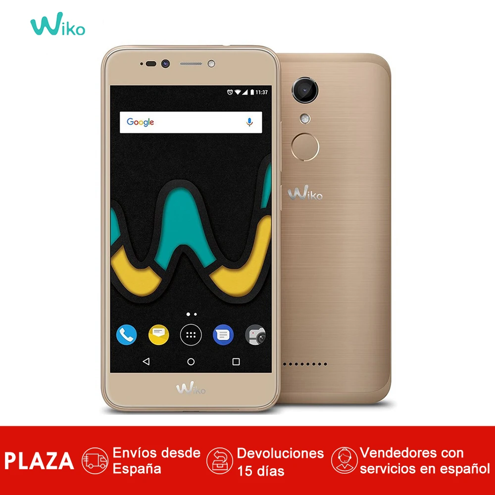 

Smartphone Wiko UPULSE de 5.5" (Android, Memoria interna de 32 GB, RAM de 3 GB, Camara trasera de 5MP, Doble Tarjeta SIM) Oro