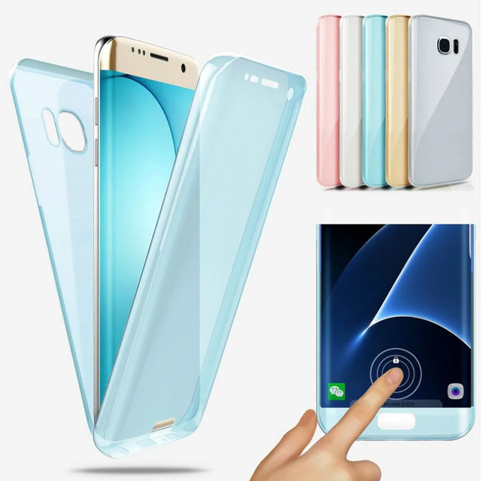 

360 Front + Back TPU Soft Full Case For Samsung Galaxy M10 M20 A10 A30 A40 A40S A50 A5 A6 A7 A8 Plus J4 J6 2018 Cover Phone Case