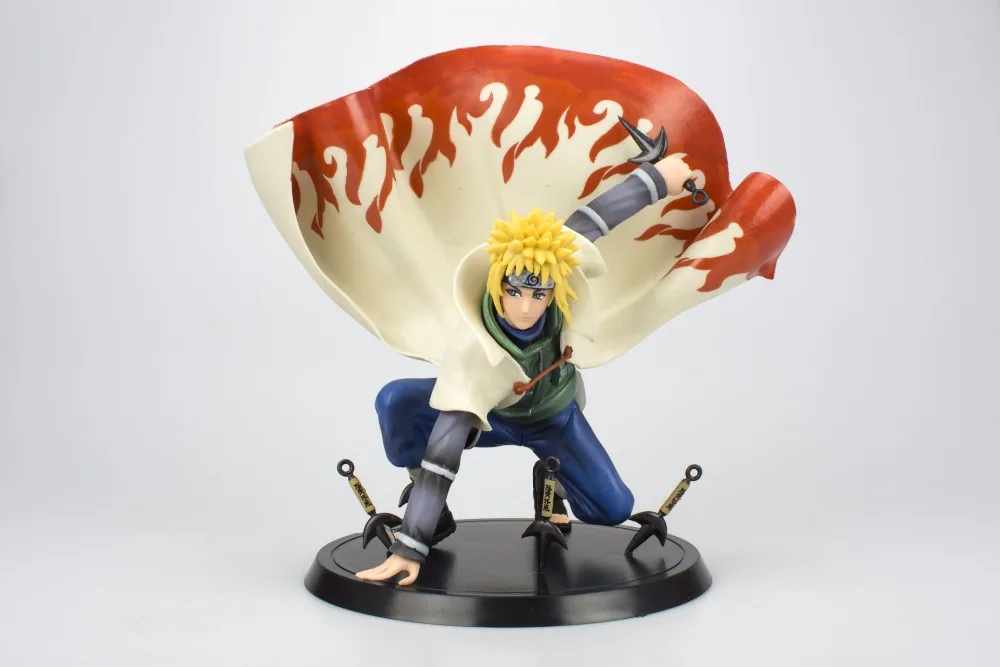 Экшн фигурка Наруто Namikaze Minat Yondaime Hokage Naruto Fther ПВХ Коллекционная модель игрушка 14