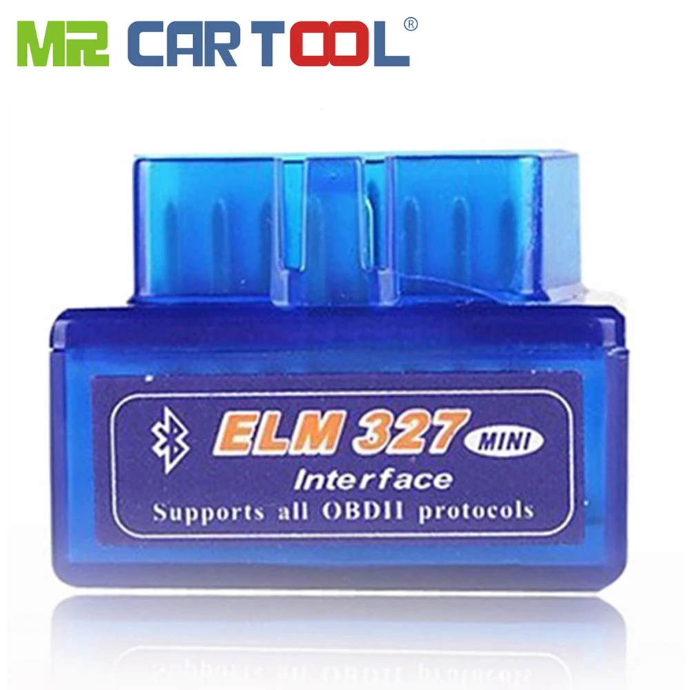 Mr Cartool автомобиль OBD2 2 II ELM327 EML 327 V1.5 Мини Bluetooth Авто ODB 2 программное обеспечение 12 видов общего CAN АВТОБУС двойной Bboard