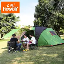 Большие палатки кемпинга открытый палатки кемпинга семьи 4-6 человек солнце пляж палатки туристическое снаряжение