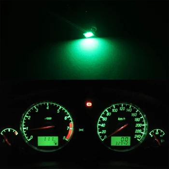 

100PCS T5 5050 1 SMD 1 LED Bulbs with Wedge Base for Dashboards