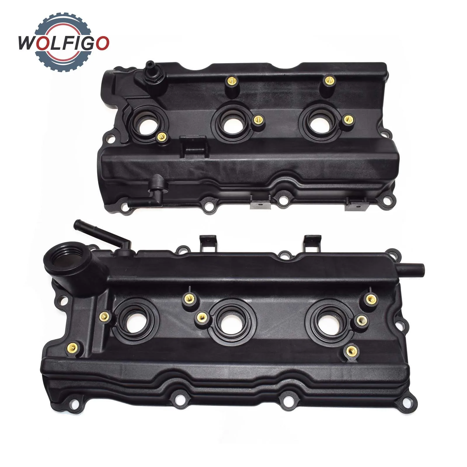 

WOLFIGO Driver Left Valve Cover with Gasket 13264-AM610 13264-AM600 For 2003-2006 Nissan Infiniti FX35 G35 M35 350Z
