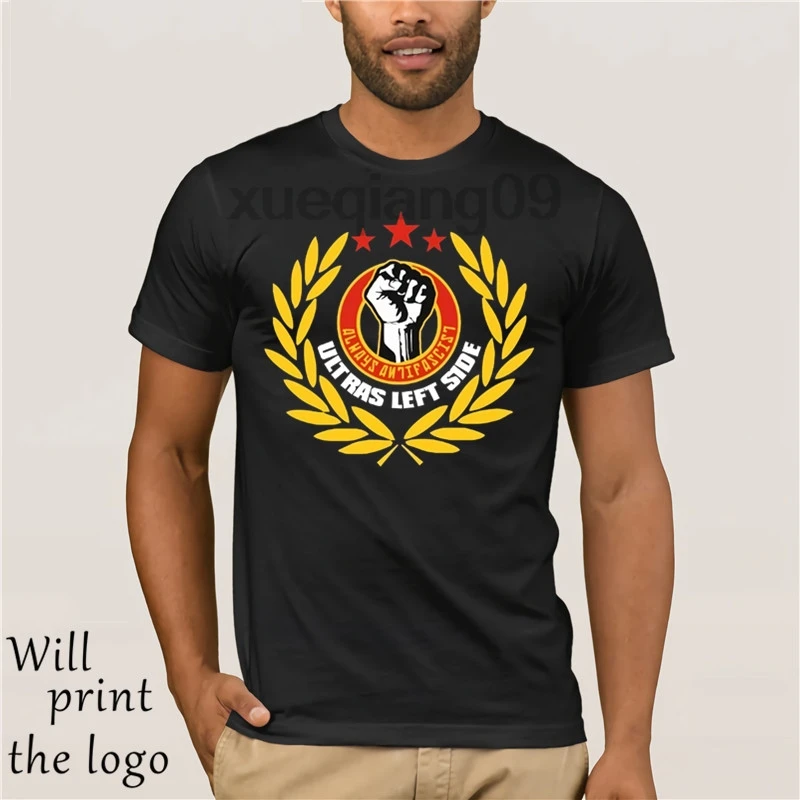 

2012 New High Quality t-shirt maglietta j2365 ultras left red Antifa Pauli Livorno Summer Cotton t-shirt