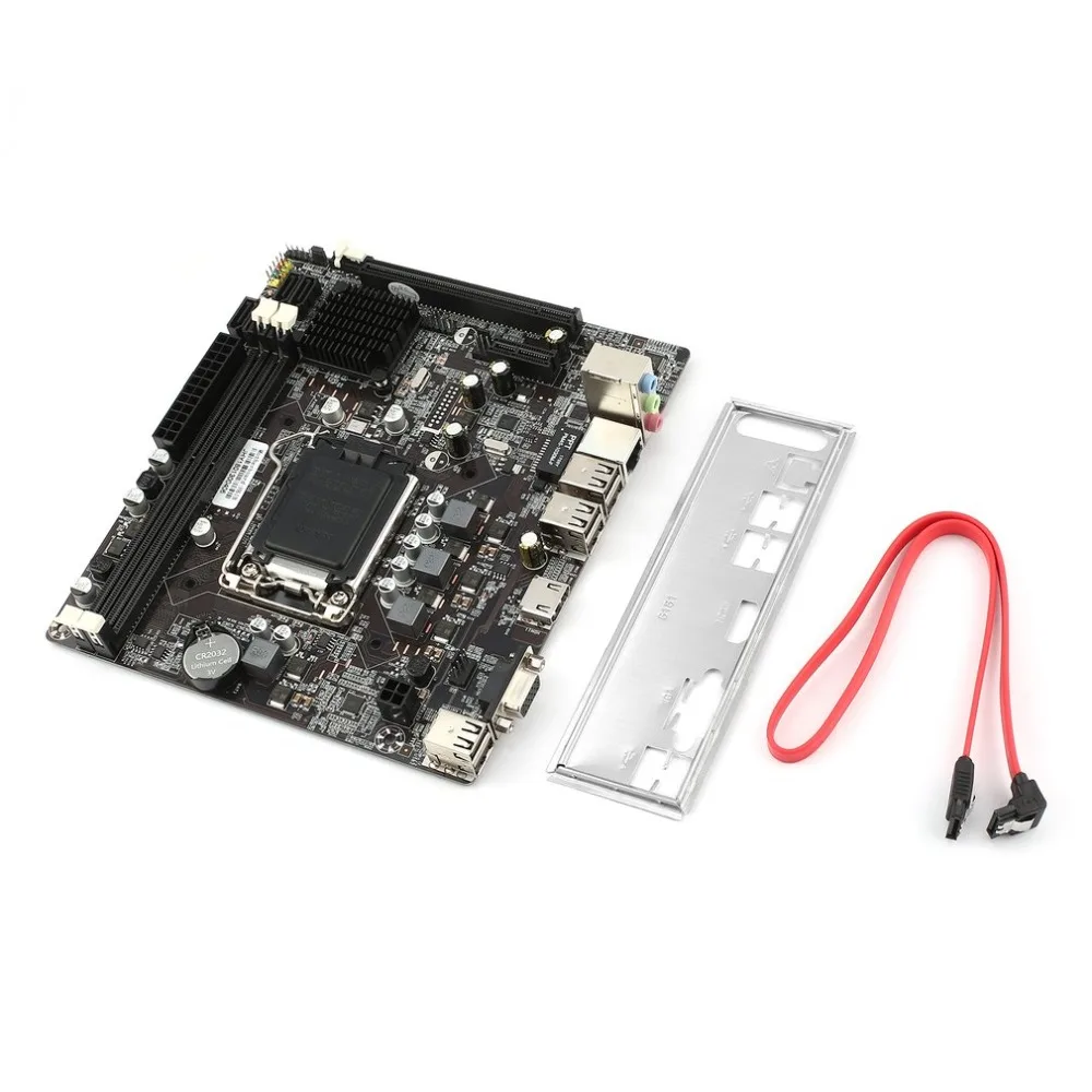 

Professional H61 Desktop Computer Mainboard Motherboard 1155 Pin CPU Interface Upgrade USB2.0 DDR3 1600/1333
