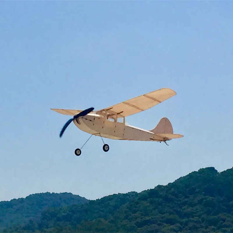 MininimumRC самолет лазерная резка самолетик из пробкового дерева комплект cessna L-19 рамка без крышки Модель Строительный комплект