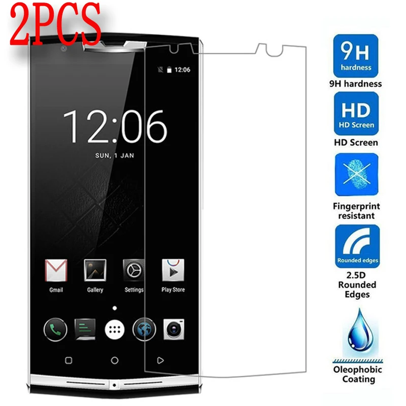 2 шт. закаленное стекло для OUKITEL K10000 профессиональная защитная пленка 9H защита