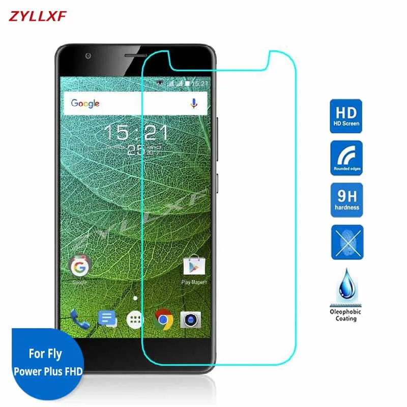 

For Fly Power Plus FHD FS554 Tempered Glass Premium Screen Protector Film 5.5 inch 9H 2.5D Safety Film On FS 554