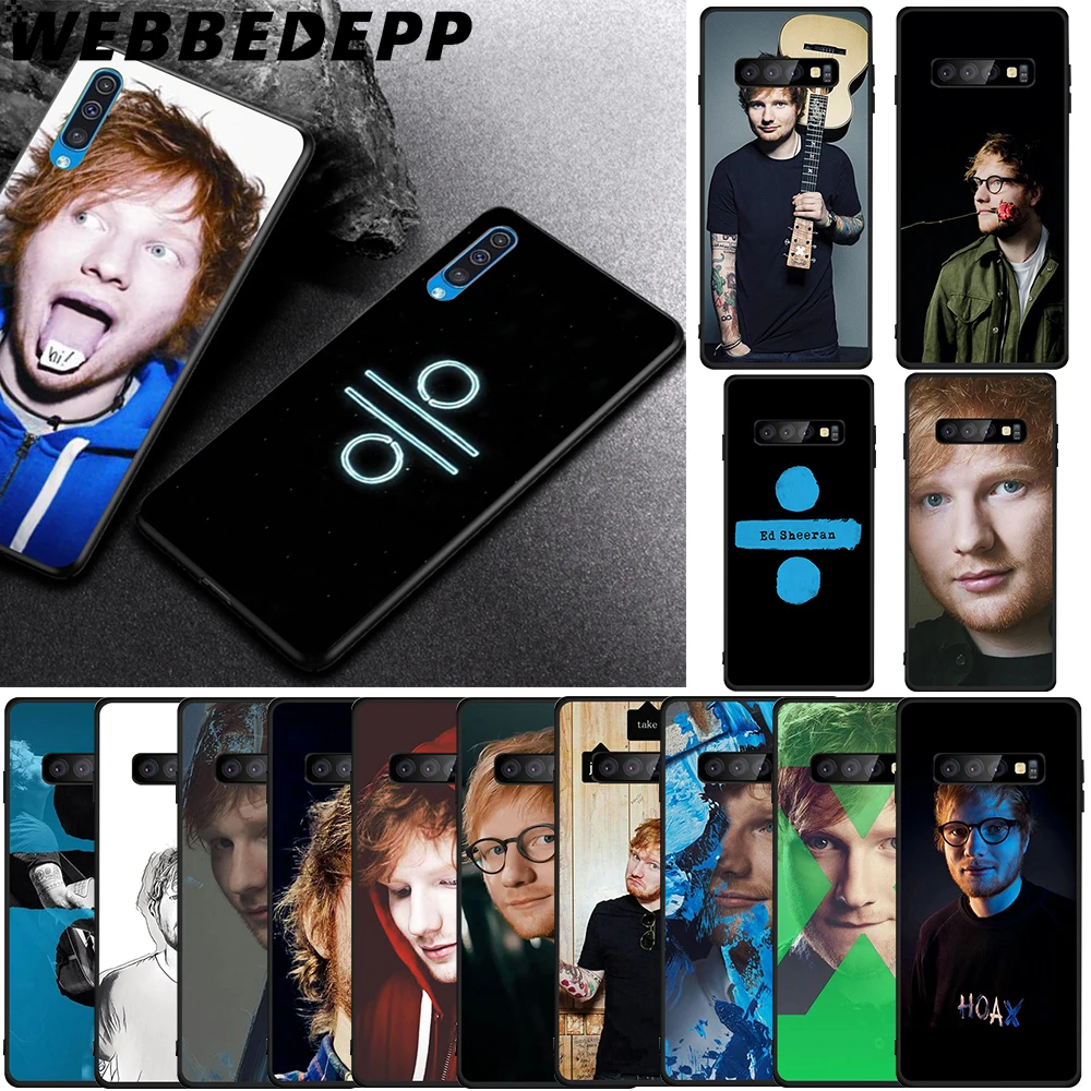 WEBBEDEPP Ed Sheeran Soft TPU Case for Samsung Galaxy S6 S7 Edge S8 S9 S10 Plus S10e | Мобильные телефоны и аксессуары
