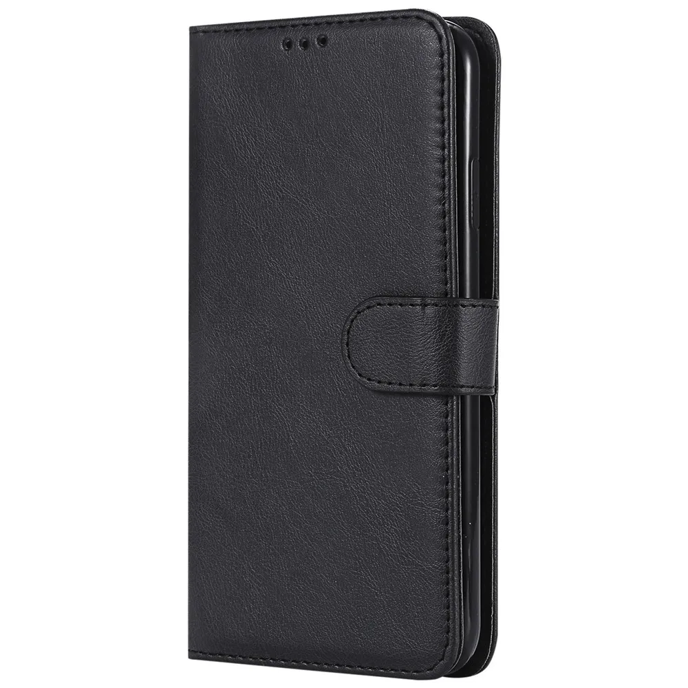 Съемный 2 в 1 чехол-книжка бумажник чехол для samsung Galaxy S6 S7 край S8 S9 A6 A8 плюс A3 A5 плотная кожа внешней оболочки - Цвет: Black